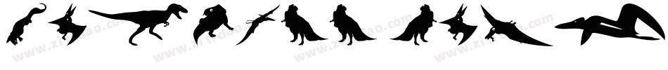 Fitness Silhouettes字体转换